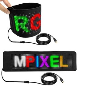 تصویر پنل منعطف LED برای خودرو Flexible LED Car Screen 