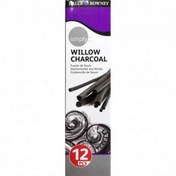 تصویر بسته 12 عددی زغال طبیعی مو رنگ مشکی دالر رونی 