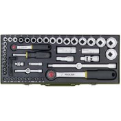 تصویر مجموعه 56 عددی آچار و سری بکس و پیچ گوشتی پروکسون مدل 23040 Proxxon 23040 Ratchet Wrench and Sockets And Screwdriver Set 56PCS