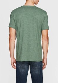 تصویر تی شرت مردانه طرح دار ماوی 