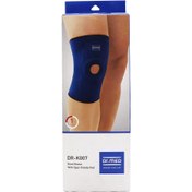 تصویر زانو بند با محافظ کشکک سیلیکونی مدل کی 007 سایز ایکس لارج ـ دکتر مد 