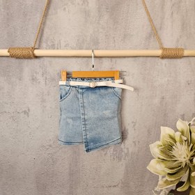 تصویر شلوارک دامنی جین 1406 