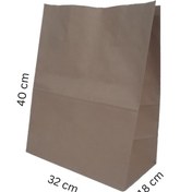 تصویر پاکت کرافت حجم دار ۱۸-۴۰-۳۲ - بسته ا Volumetric envelope 32-40-18 Volumetric envelope 32-40-18