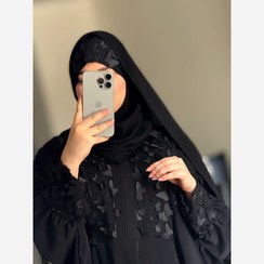 تصویر عبا زنانه پروانه ست عبا و هدشال پروانه 