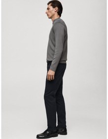 تصویر شلوار چینی بارنا با برش کوتاه و tapered برند mango man Barna Cropped Tapered Chino Trousers