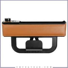 تصویر جعبه نظم دهنده خودرو به همراه شارژر فندکی ژوس Zhuse Car Seat Console Organizer Storage Box ZS-CA-003C 