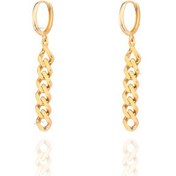 تصویر گوشواره طلا طرح کارتیه کد CE492 