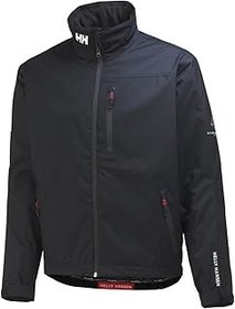 تصویر ژاکت باران ضد باد ضد آب ضد آب Helly Hansen Helly-Hansen Crew Midlayer Helly Hansen Helly-Hansen Mens Crew Midlayer Fleece Lined Waterproof Windproof Rain Jacket