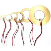 تصویر پیزو الکتریک سرامیکی ضربه و لرزش گرد 