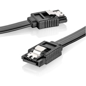 تصویر کابل دیتا 3 SATA قفل دار ایسوس طول 50 سانتیمتر (بسته 2 عددی) Asus SATA 3 Data Cable 50cm