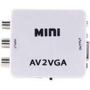 تصویر تبدیل VGA به AV مدل MINI با طول ۰.۵ متر 