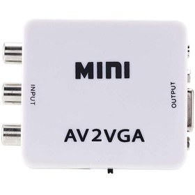 تصویر تبدیل VGA به AV مدل MINI با طول ۰.۵ متر 