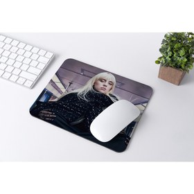 تصویر موس پد طرح بیلی آیلیش مدل Billie Eilish کد ماوس پد 24 