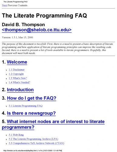 خرید و قیمت دانلود کتاب Weaving a Program: Literate Programming in Web ...