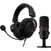 تصویر باندل میکروفون و هدست هایپر ایکس HyperX Streamer Starter Pack 