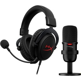 تصویر باندل میکروفون و هدست هایپر ایکس HyperX Streamer Starter Pack 