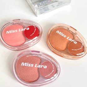 تصویر رژگونه و لب خمیری Miss Lara 