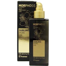 تصویر روغن مو فرامسی مدل آرگان framesi morphosis sublimis pure oil 