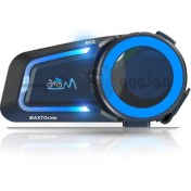 تصویر کلاه کاسکت بلوتوث ماکستو مدل M6S با واکی‌تاکی 