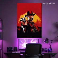 تصویر تابلو بازی Red Dead Redemption کد 1 