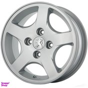 تصویر رینگ چرخ آلومینیومی ایران خودرو مدل KW018N مناسب پژو ۲۰۷ و ۲۰۶ 