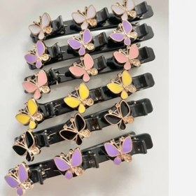 تصویر گیره انبری کلیپسی تقسیم مو پروانه 