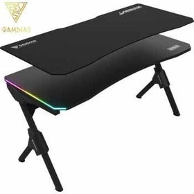 تصویر میز گیمینگ Gaming Desk DAEDALUS M1 RGB Black 