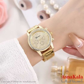 تصویر ساعت مچی عقربه ای زنانه مدل جنوا GENEVA WATCH WOMEN کد WTCH1152W 