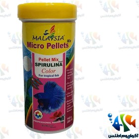 تصویر غذای ماهی مالزی مدل Micro Pellet mix وزن 140 