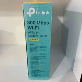 تصویر مودم تی پی لینک TD-W8961N چهار پرت سه سال گارانتی 