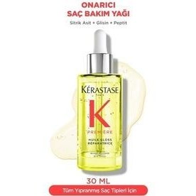 تصویر روغن ترمیم‌کننده و براق کرمی برای همه انواع مو ۳۰ میلی‌لیتر کراستاس Kerastase 