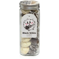 تصویر کوکی جار سیاه و سفید(اِکولا) آناژن Anaagen black and white jar cookie (eclairs)