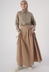 تصویر دامن بلند زنانه ال سی وایکیکی lc waikiki | 23DS62039AL0-19933