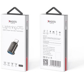 تصویر مبدل USB به Lightning یسیدو مدل GS14 ا Yesido GS14 USB To Lightning Adapter Yesido GS14 USB To Lightning Adapter