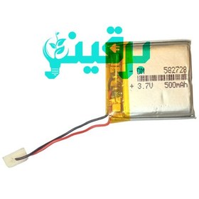 تصویر باتری لیتیوم 400mAh 28*27*5.8mm 582728 582728Lithium Battery