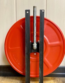 تصویر شیلنگ جمع کن ۱/۲دیواری ۳۰متری مغزی برنجی بلبرینگی پخش عمده وتک - ۱/۲ / ۵۰ متری 