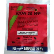 تصویر سم آفات خانگی آیکون مدل 20WP وزن ۵۰ گرم 