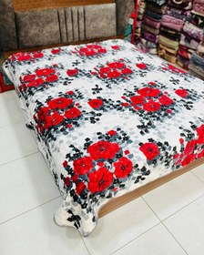 تصویر پتو تک نفره ایزابلا ضخیم عروس قرمز 