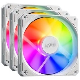 تصویر فن کیس ایکس پی جی مدل VENTO R 120 ARGB PWM بسته ۳ عددی سفید 
