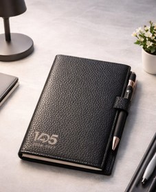 تصویر جلد یادداشت چرم 