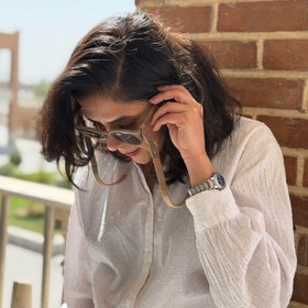 تصویر بندعینک گلیمی هلویی 