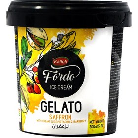 تصویر بستنی ژلاتو زعفران فوردو کاله 300 گرم 