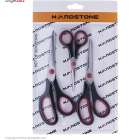 تصویر قيچي 3 پارچه هاردستون ا Hardstone Pack of 3 Scissor Hardstone Pack of 3 Scissor