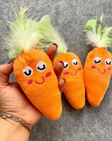 تصویر عروسک پارچه ای مخصوص گربه Chipo Pet Baby Carrot 