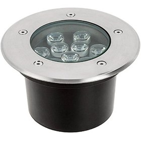 تصویر چراغ دفنی۹وات - قرمز 