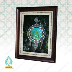 تصویر خرید تابلو سه بعدی امام زمان با ورق طلا 