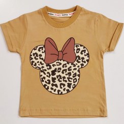 تصویر تیشرت طرح مینی پلنگی نسکافه ای 