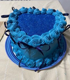 تصویر پودر اکلیل خوراکی آبی تیره - 10 گرم 