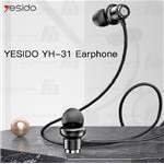 تصویر هندزفری با سیم یسیدو مدل YH-31 Yesido YH-31 HandsFree