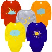 تصویر بادی نوزادی نیل کوک مدل WE سایز ۹ تا ۱۲ ماه مجموعه ۵ عددی 